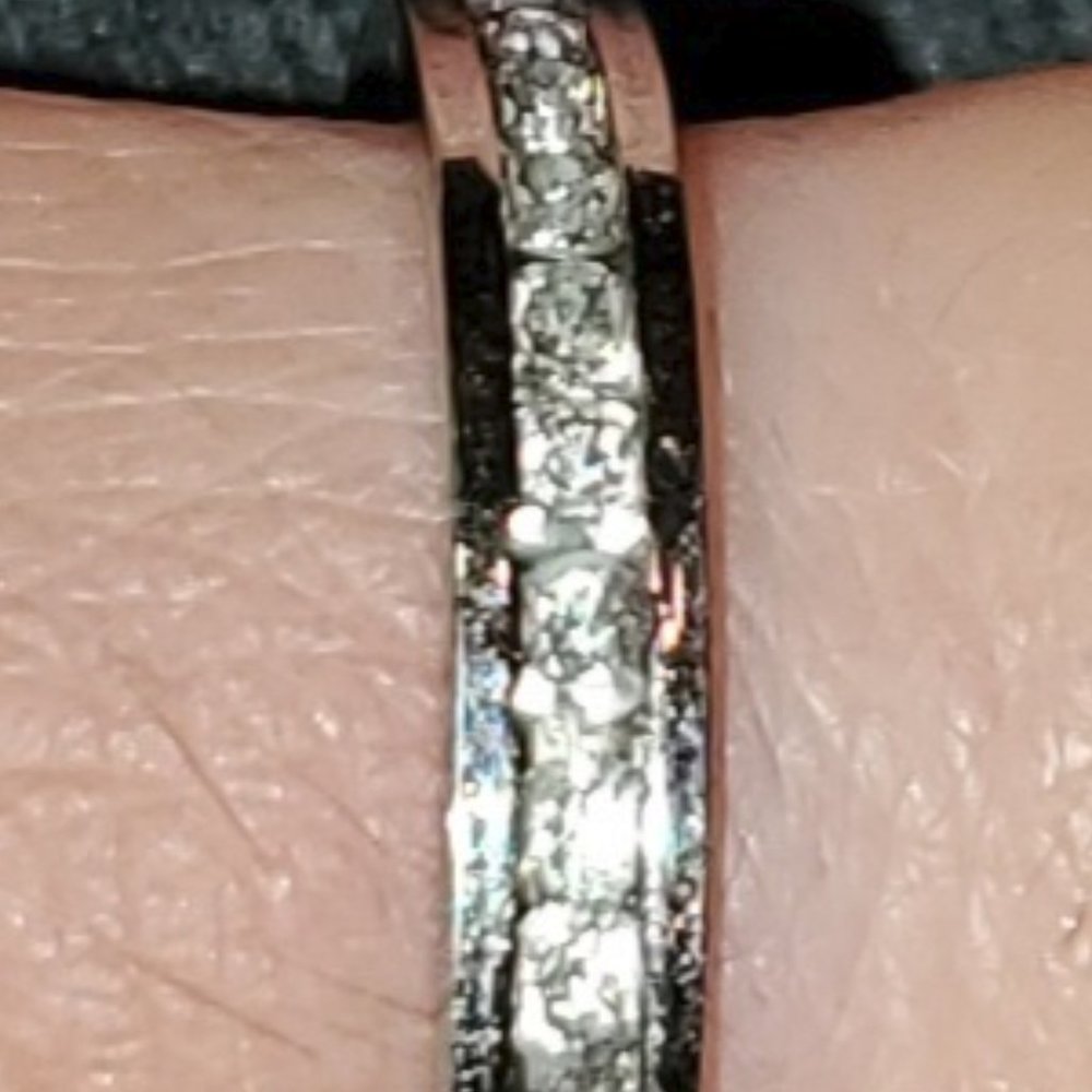 sterling silver 925 CZ eternity band